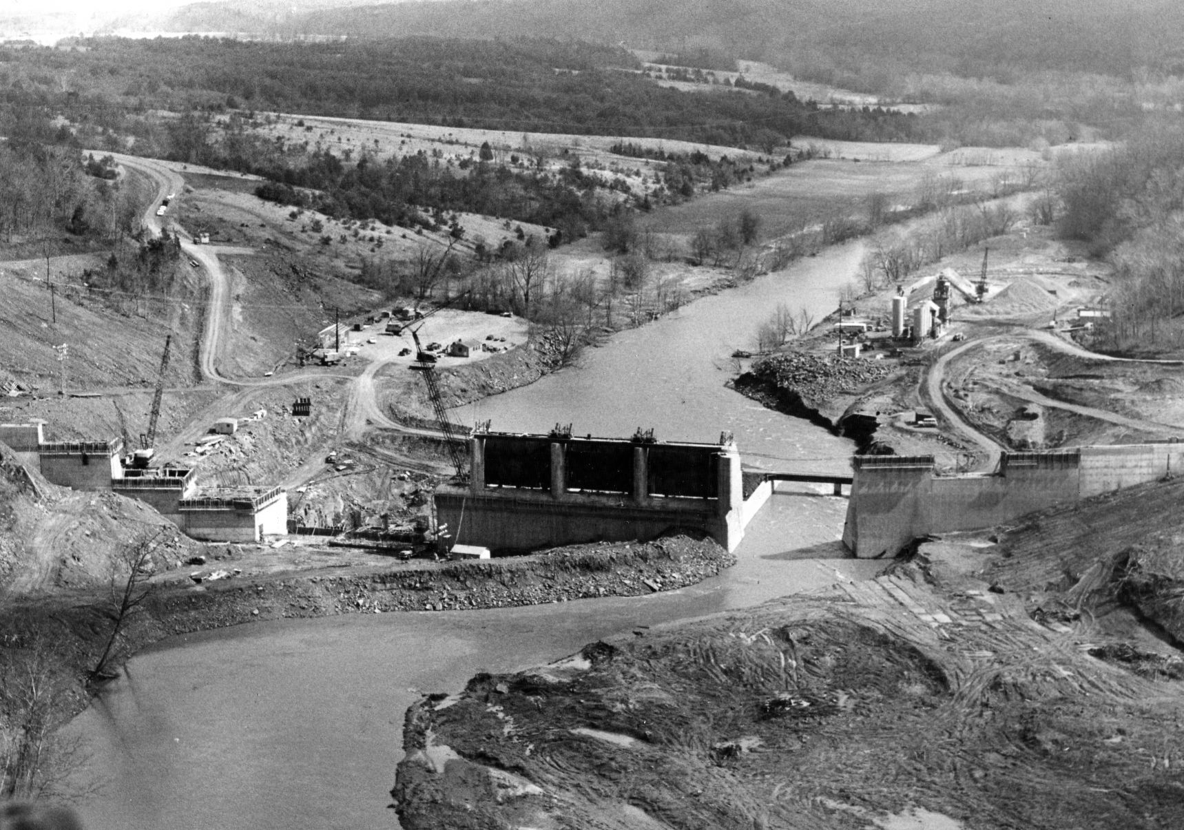 Leesville Dam March 16, 1962